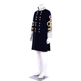 18th Century Men’s Embroidered Retro Jacket - Long Slim Collar Cosplay Coat | Halloweez Medieval Series - Halloweez